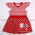 18M-6Y nova kids clothing peppa pig summer baby girl tunic dress